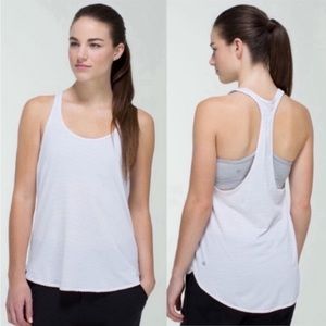 Lululemon 105F Singlet Blue Gray Tank